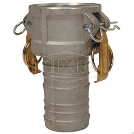 Dixon Global Type-C Cam and Groove Coupler, 2-1/2 in Nominal, Female Coupler x Hose Shank End Style, Alumi G250-C-AL